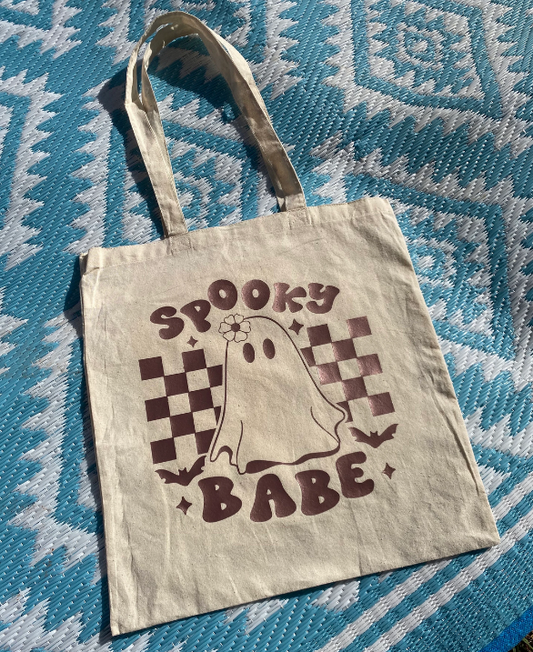 Spooky Babe Tote Bag