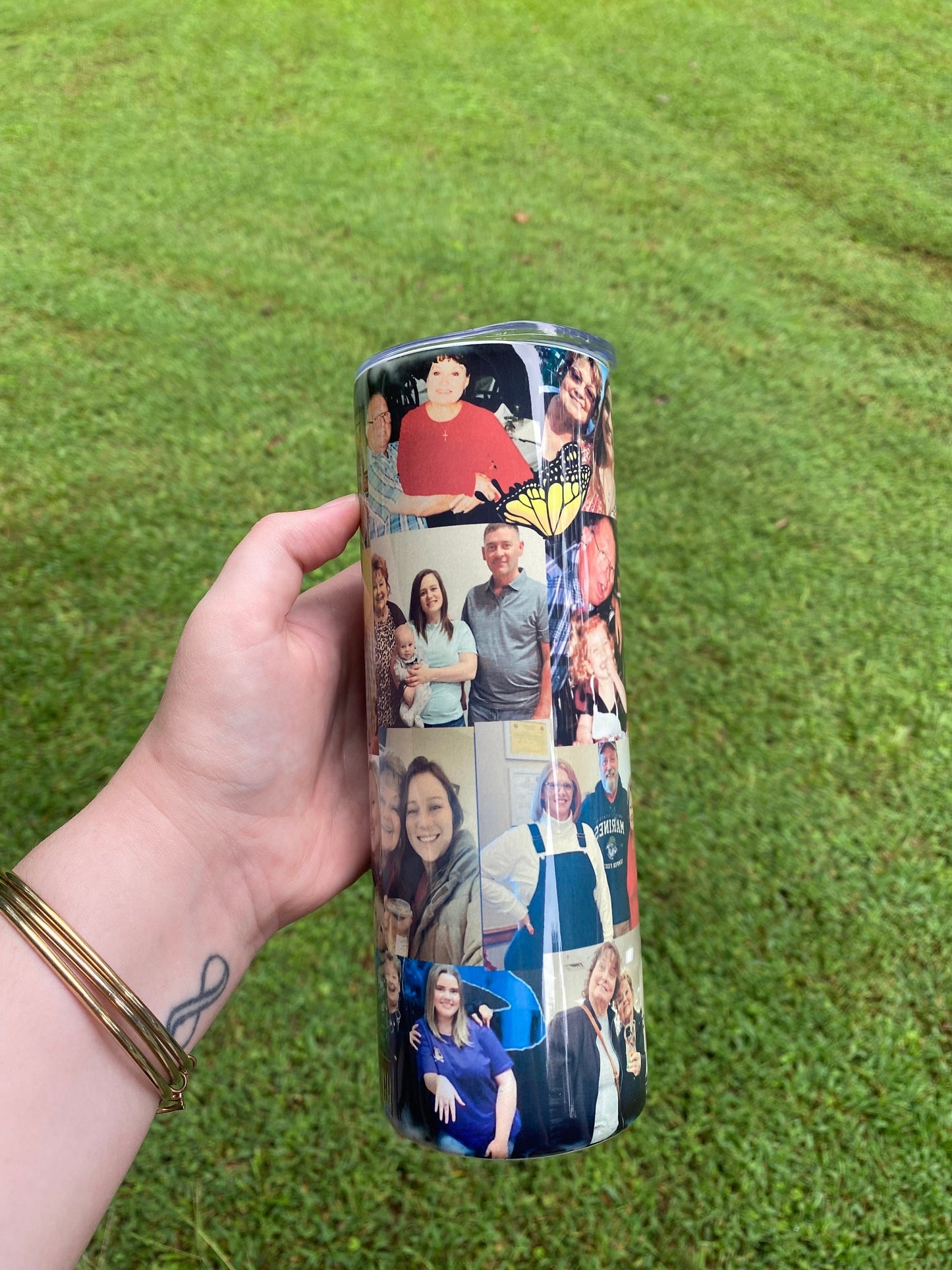 Customizable Collage Tumbler