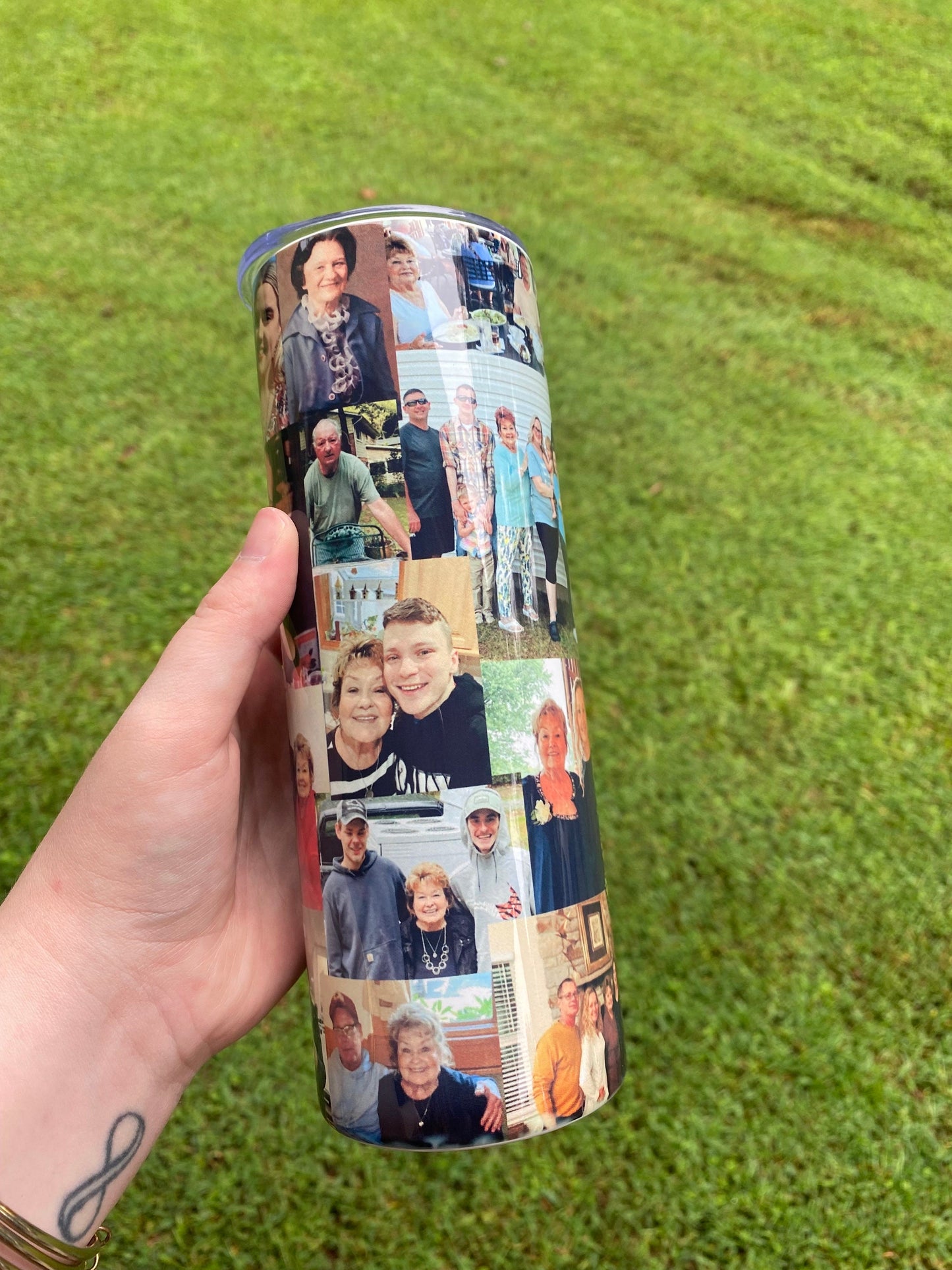 Customizable Collage Tumbler